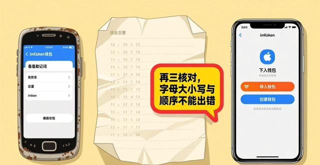 imToken换手机资产不见了？安卓转苹果助记词导入教程