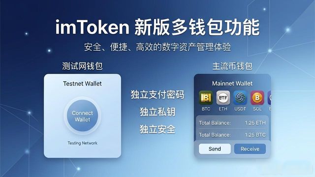 imToken新版多钱包上线，一次管理所有资产