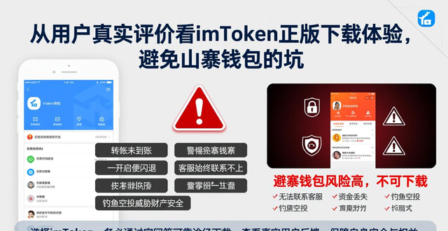 从用户真实评价看imToken正版下载体验，避免山寨钱包的坑