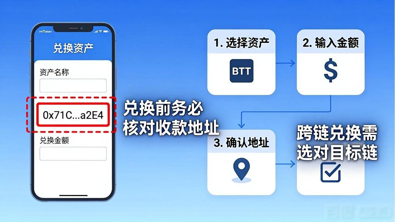 imToken里快速兑换数字资产，简单三步搞定
